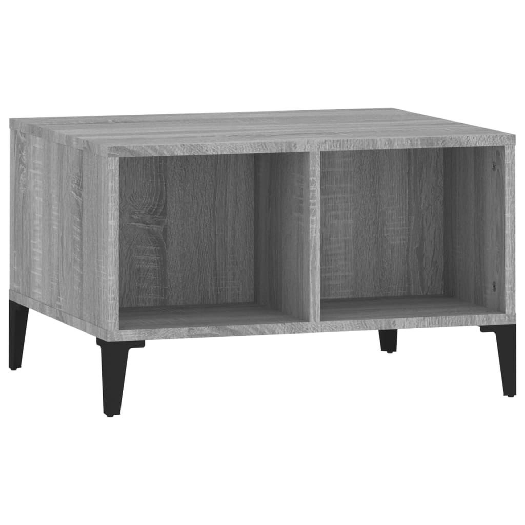 Voir la diapositive 2 : VIDAXL Table basse Sonoma gris 60x50x36,5 cm Bois d'ingenierie