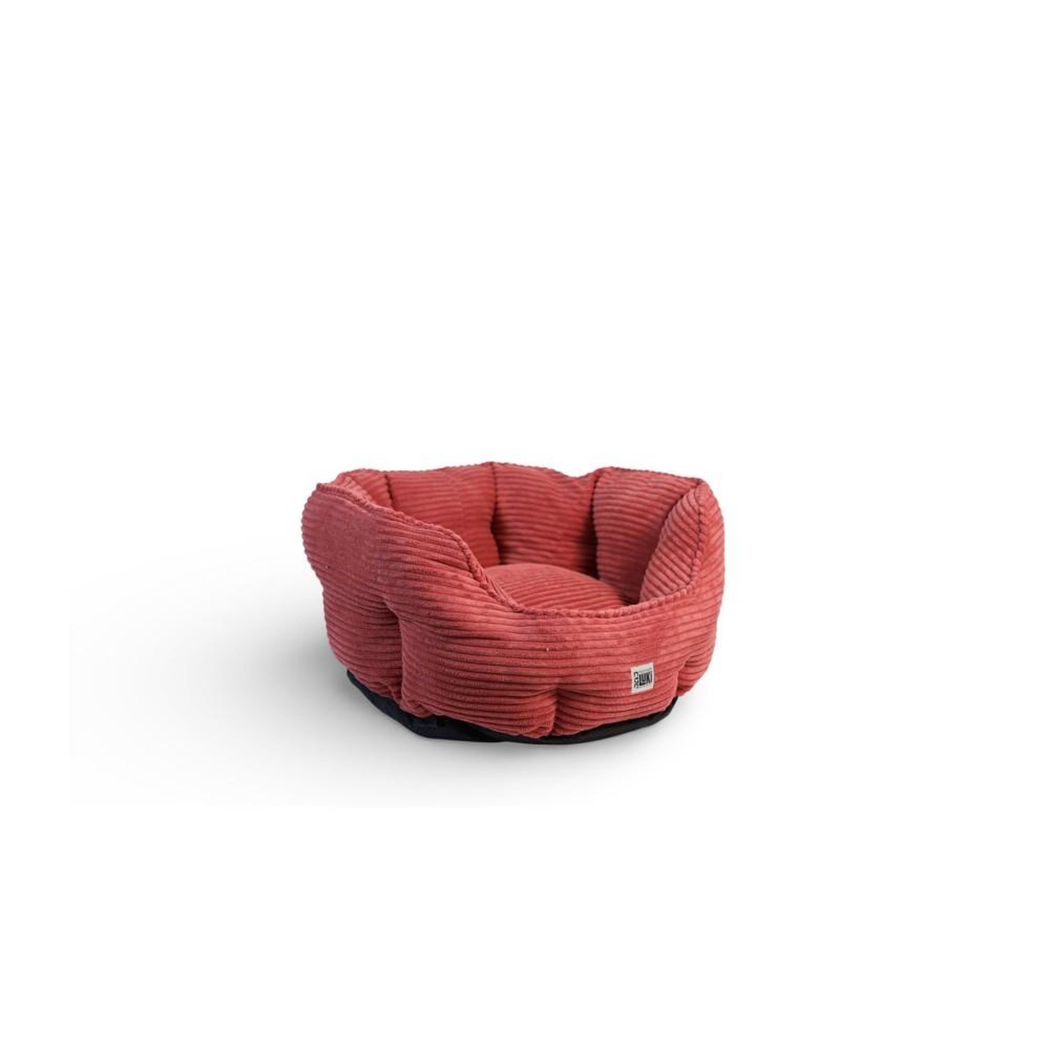 Voir la diapositive 2 : MON AMI LUKI Panier rond antidérapant velours côtelé pour chien
