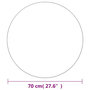 Voir la diapositive 6 : VIDAXL Miroirs muraux 2 pcs 70 cm Rond Verre