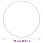 Voir la diapositive 6 : VIDAXL Miroirs muraux 2 pcs 70 cm Rond Verre