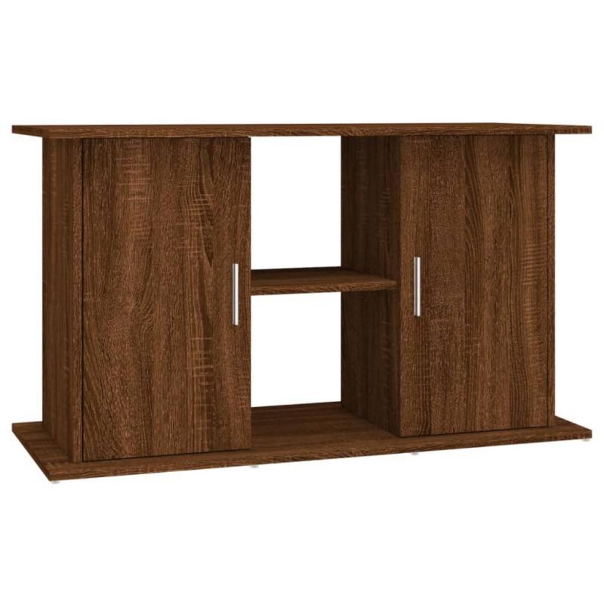VIDAXL Support d aquarium chêne marron 101x41x58 cm bois d ingénierie