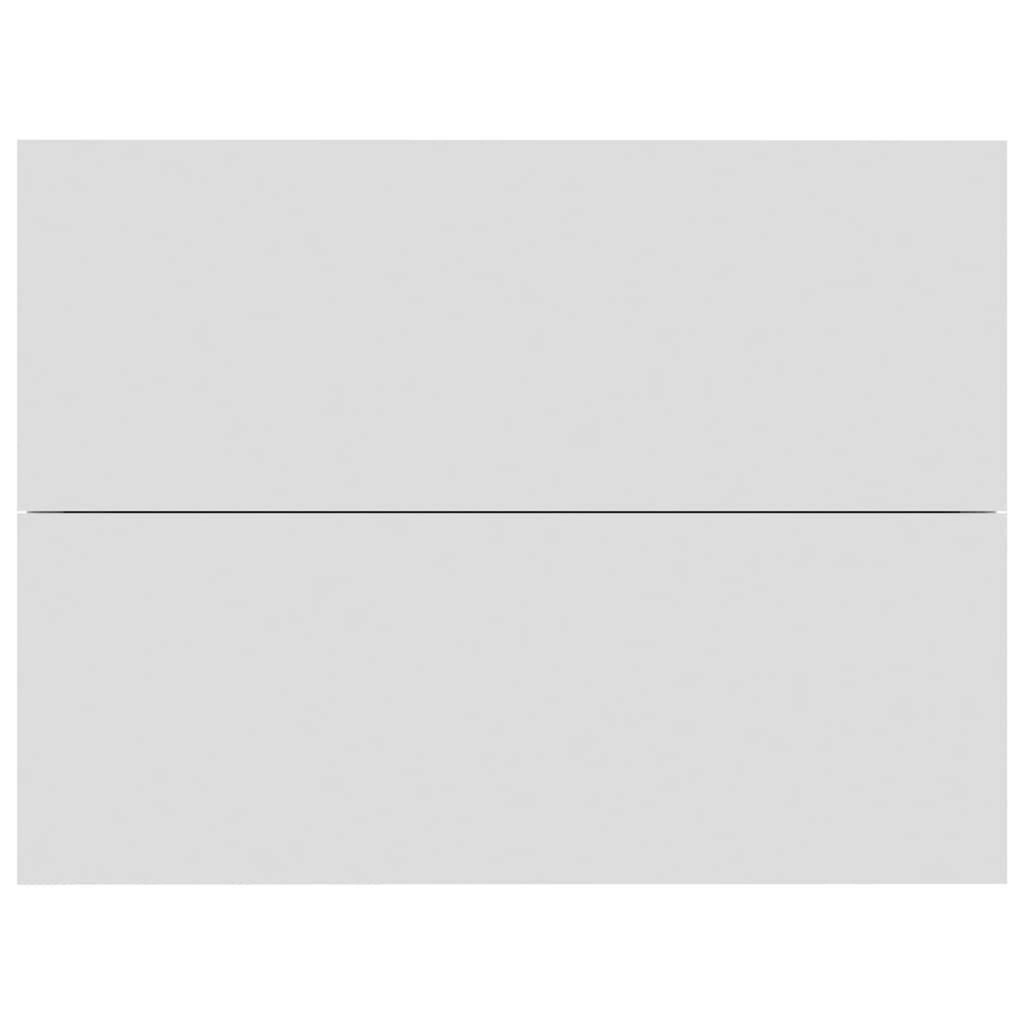 Voir la diapositive 5 : VIDAXL Tables de chevet 2 pcs Blanc 40x30x30 cm Bois d'ingenierie