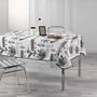 Voir la diapositive 2 : Paris Prix Nappe Imprimée  Cocoty  150x240cm Blanc & Gris