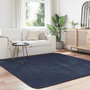 Voir la diapositive 3 : VIDAXL Tapis shaggy a poils longs NAVARRA bleu marine 200x200 cm