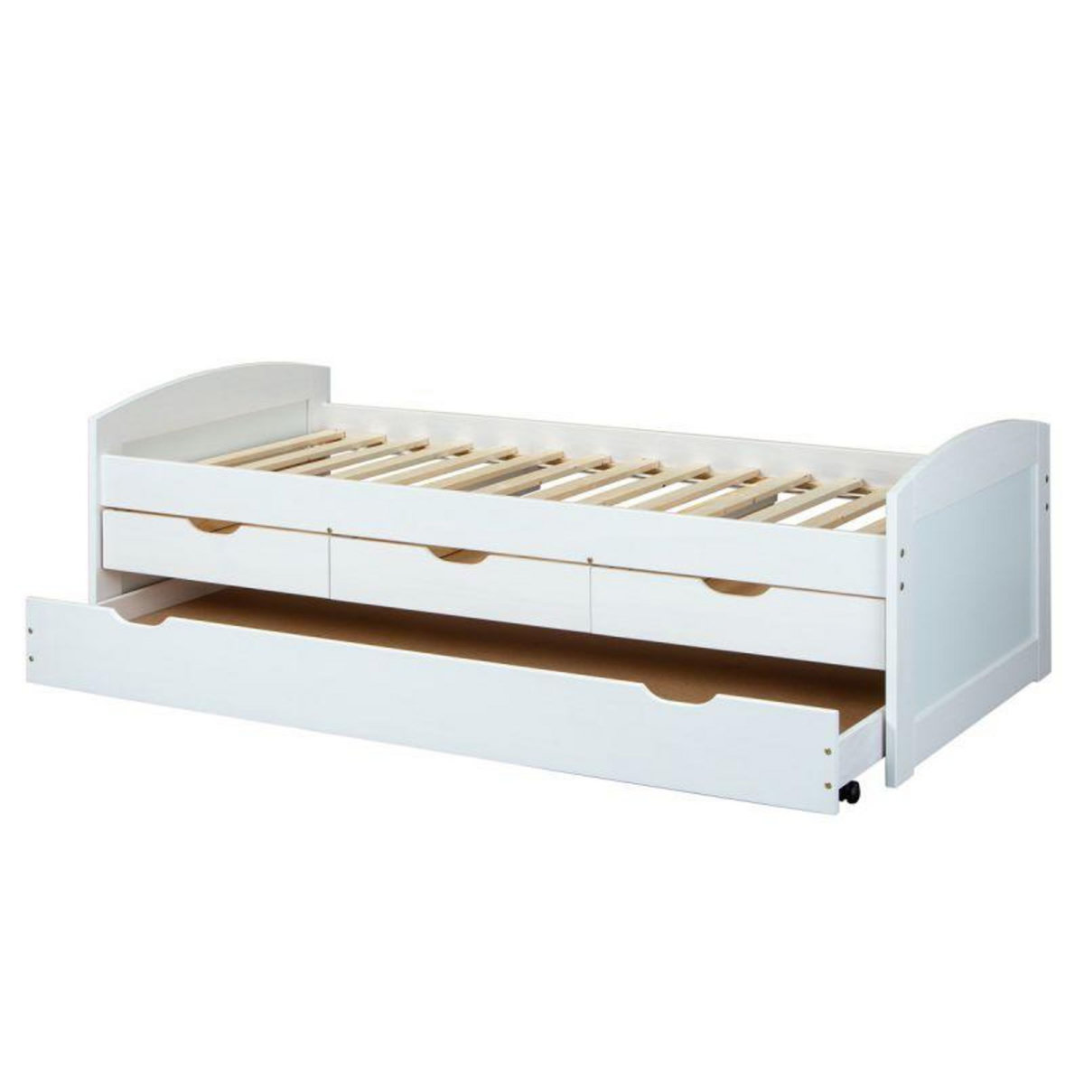Paris Prix Lit Banquette Enfant en Bois  Rob  90x200cm Blanc