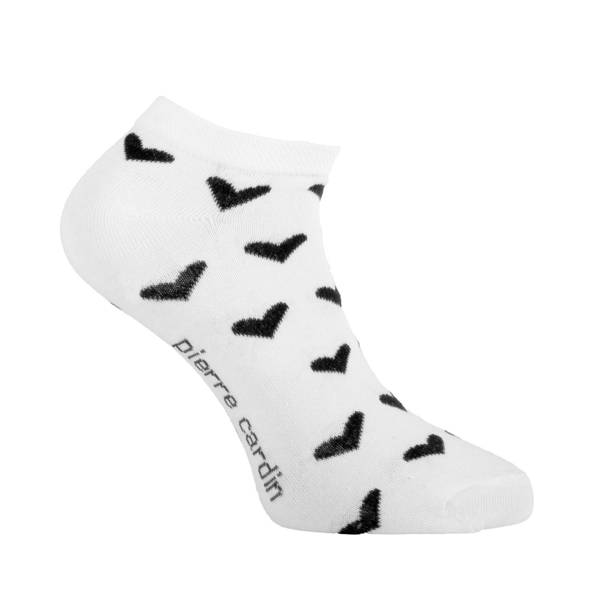 Voir la diapositive 4 : PIERRE CARDIN Lot de 5 paires de chaussettes courtes femme à motif pc 0375 pack b