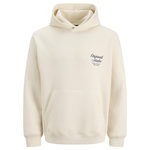 Jack & Jones Sweat à Capuche Beige Homme Jack & Jones Typo. Coloris disponibles : Beige