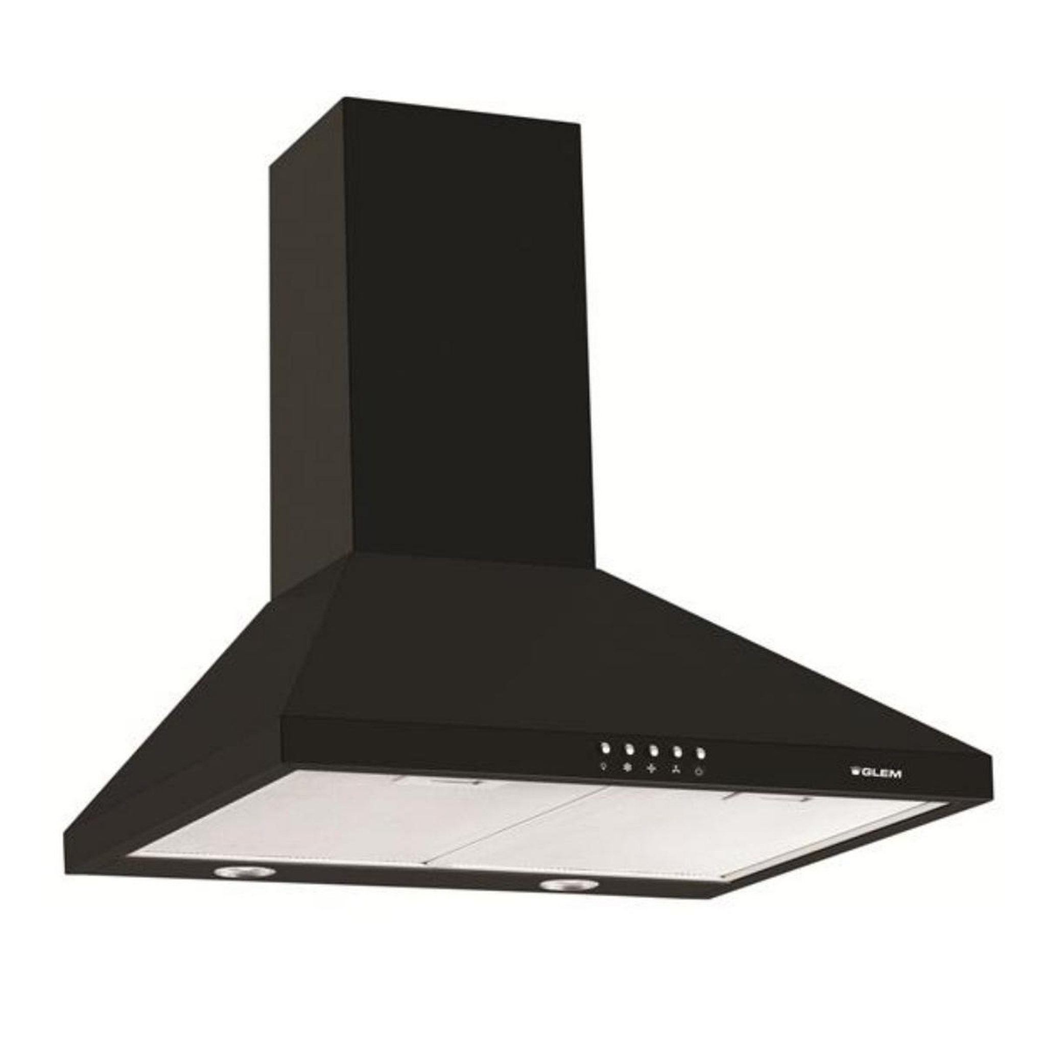 Glem Hotte décorative murale 60cm 569m3/h noir - ghp650bk