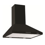 Glem Hotte décorative murale 60cm 569m3/h noir - GHP650BK
