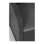 Voir la diapositive 5 : ALLIBERT by KETER Allibert by KETER - Sanremo - canape de jardin - en resine aspect rotin tresse - gris graphite