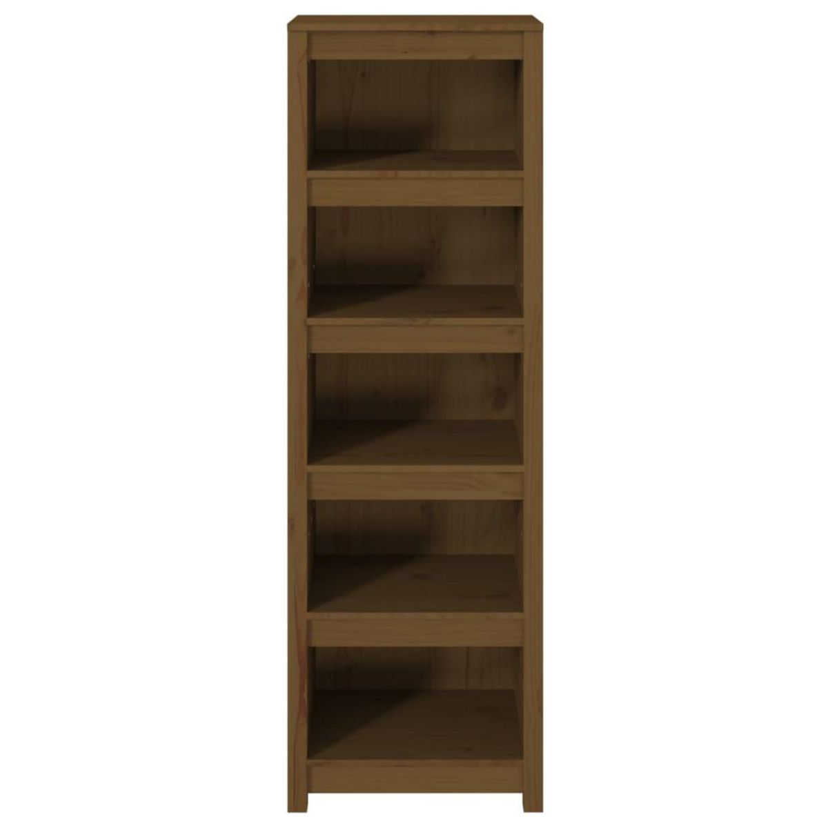 VIDAXL Bibliotheque Marron miel 50x35x154 cm Bois de pin massif