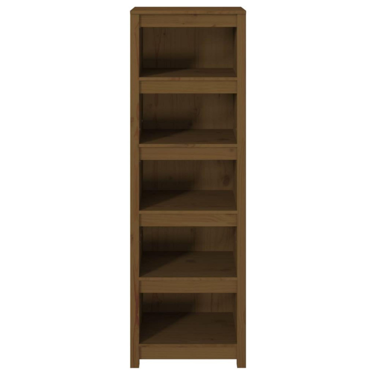 VIDAXL Bibliotheque Marron miel 50x35x154 cm Bois de pin massif