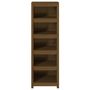 Voir la diapositive 5 : VIDAXL Bibliotheque Marron miel 50x35x154 cm Bois de pin massif