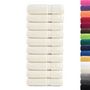 Voir la diapositive 2 : VIDAXL Serviettes de bain de qualité supérieure SOLUND 10 pcs 600g m²