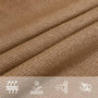 Voir la diapositive 5 : VIDAXL Voile d'ombrage 160 g/m^2 Taupe 4,5x4,5x4,5 m PEHD