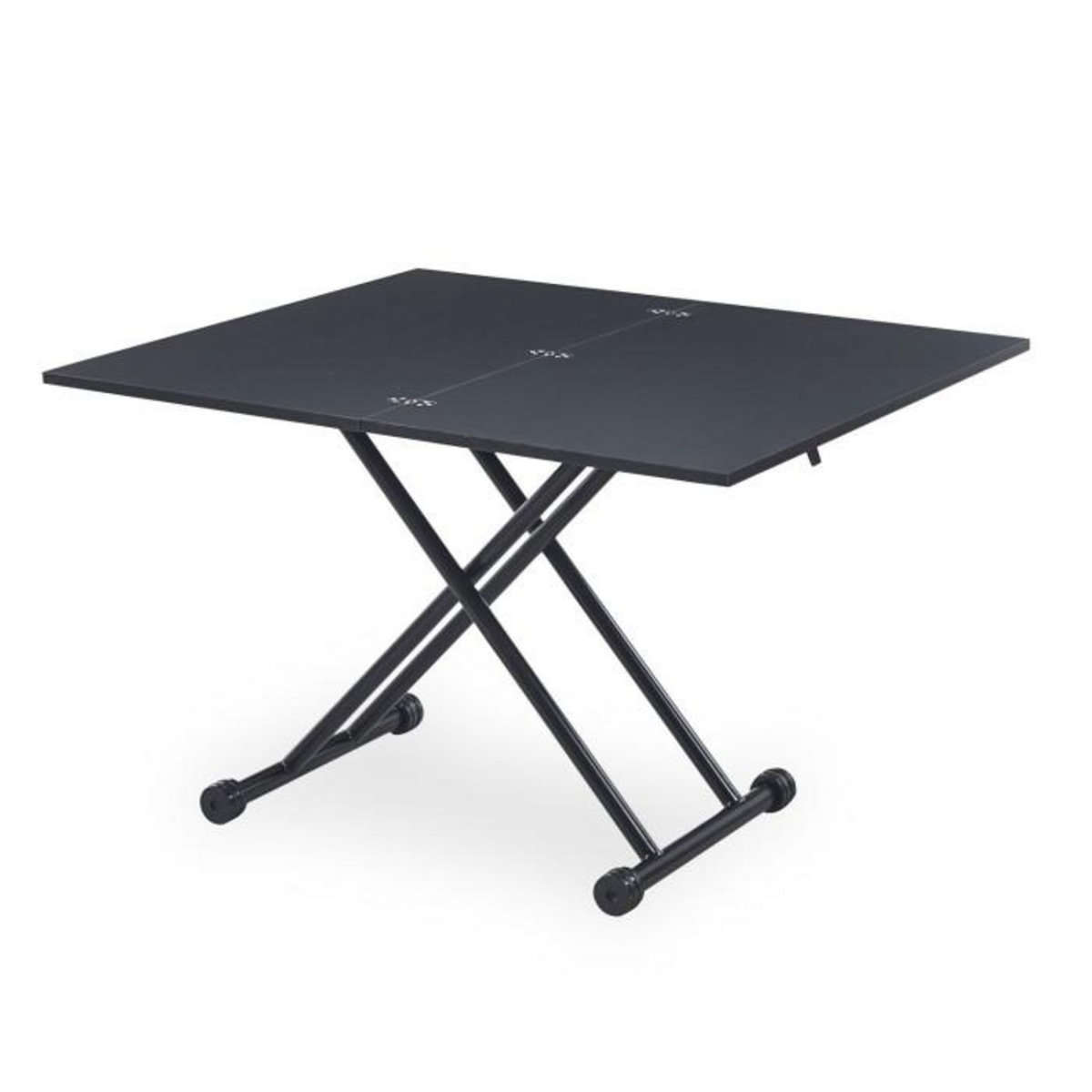 Paris Prix Table Basse Relevable  Higher  57-114cm Noir Carbone