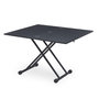 Voir la diapositive 3 : Paris Prix Table Basse Relevable  Higher  57-114cm Noir Carbone