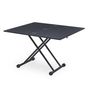 Voir la diapositive 3 : Paris Prix Table Basse Relevable  Higher  57-114cm Noir Carbone