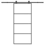 Voir la diapositive 1 : VIDAXL Porte coulissante avec kit de quincaillerie 90x205 cm Verre ESG