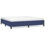 Voir la diapositive 2 : VIDAXL Cadre de lit sans matelas bleu 200x200 cm tissu