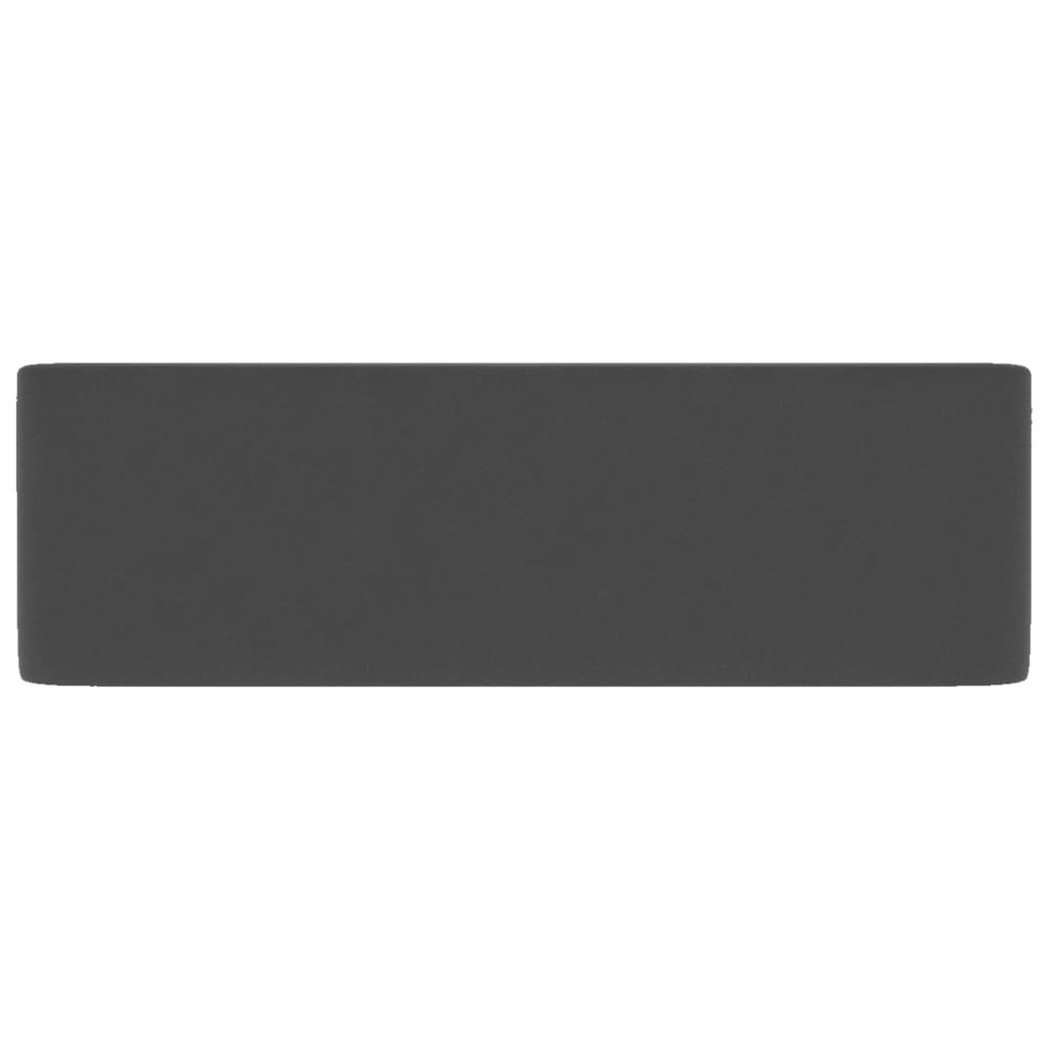 Voir la diapositive 4 : VIDAXL Lavabo de luxe Gris fonce mat 41x30x12 cm Ceramique
