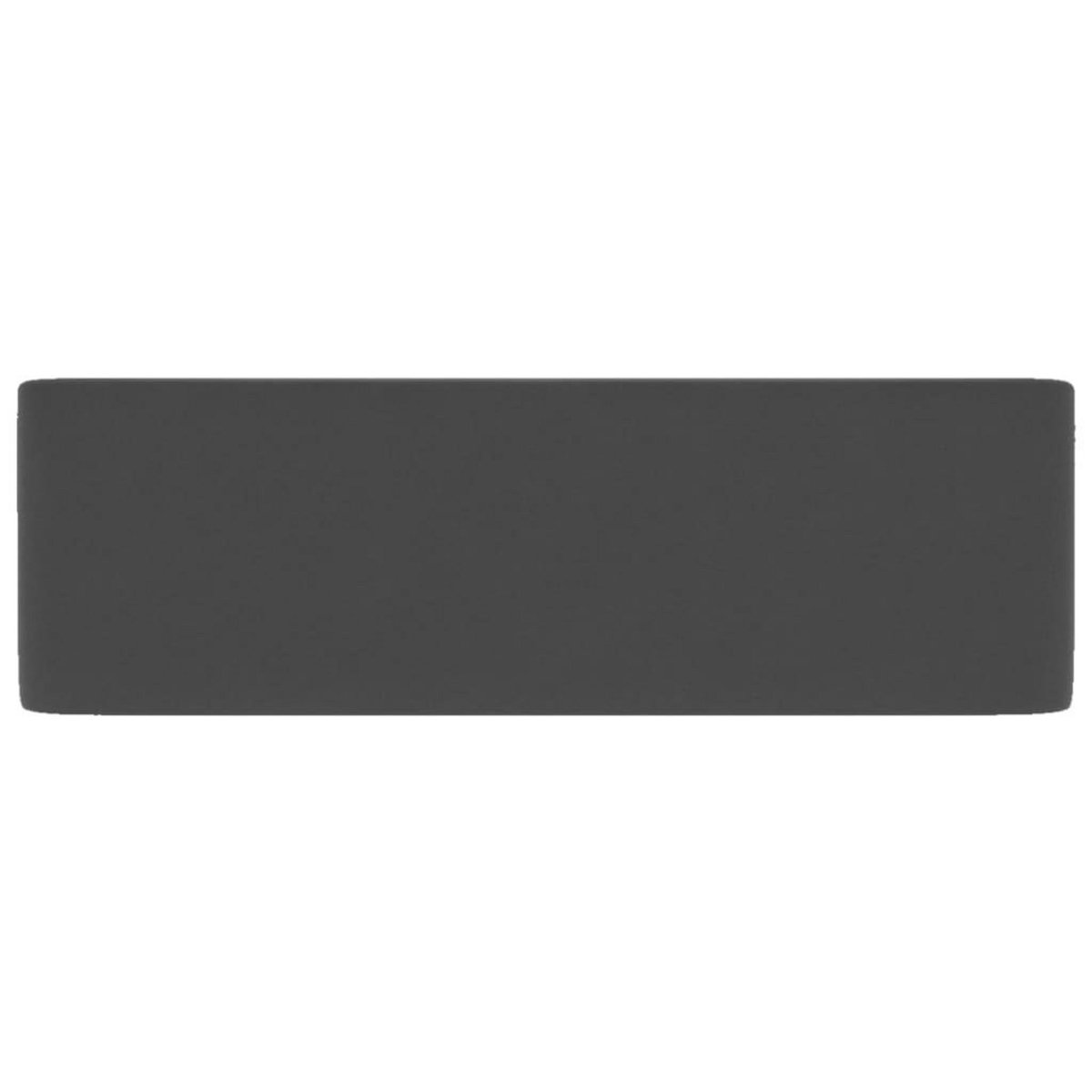 VIDAXL Lavabo de luxe Gris fonce mat 41x30x12 cm Ceramique