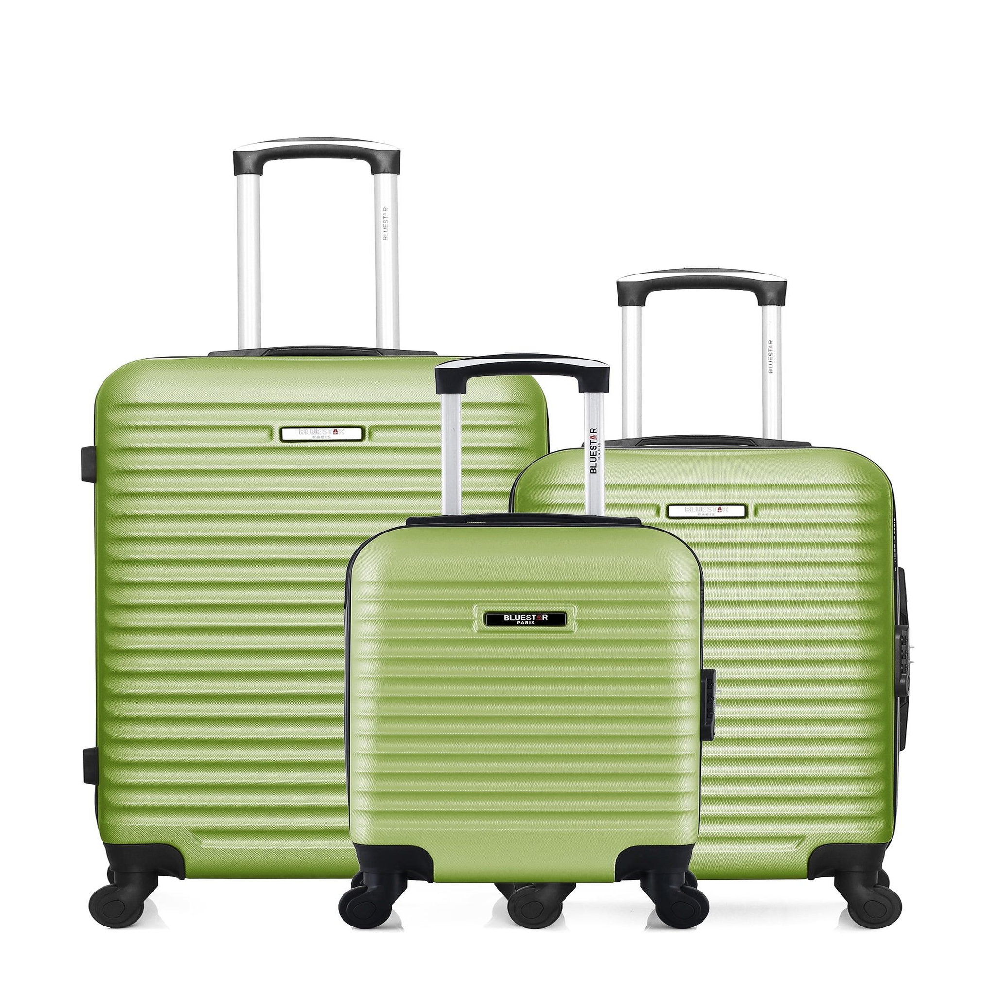 BLUESTAR Lot de 3 - valises weekend, cabine et cabine xxs brazilia