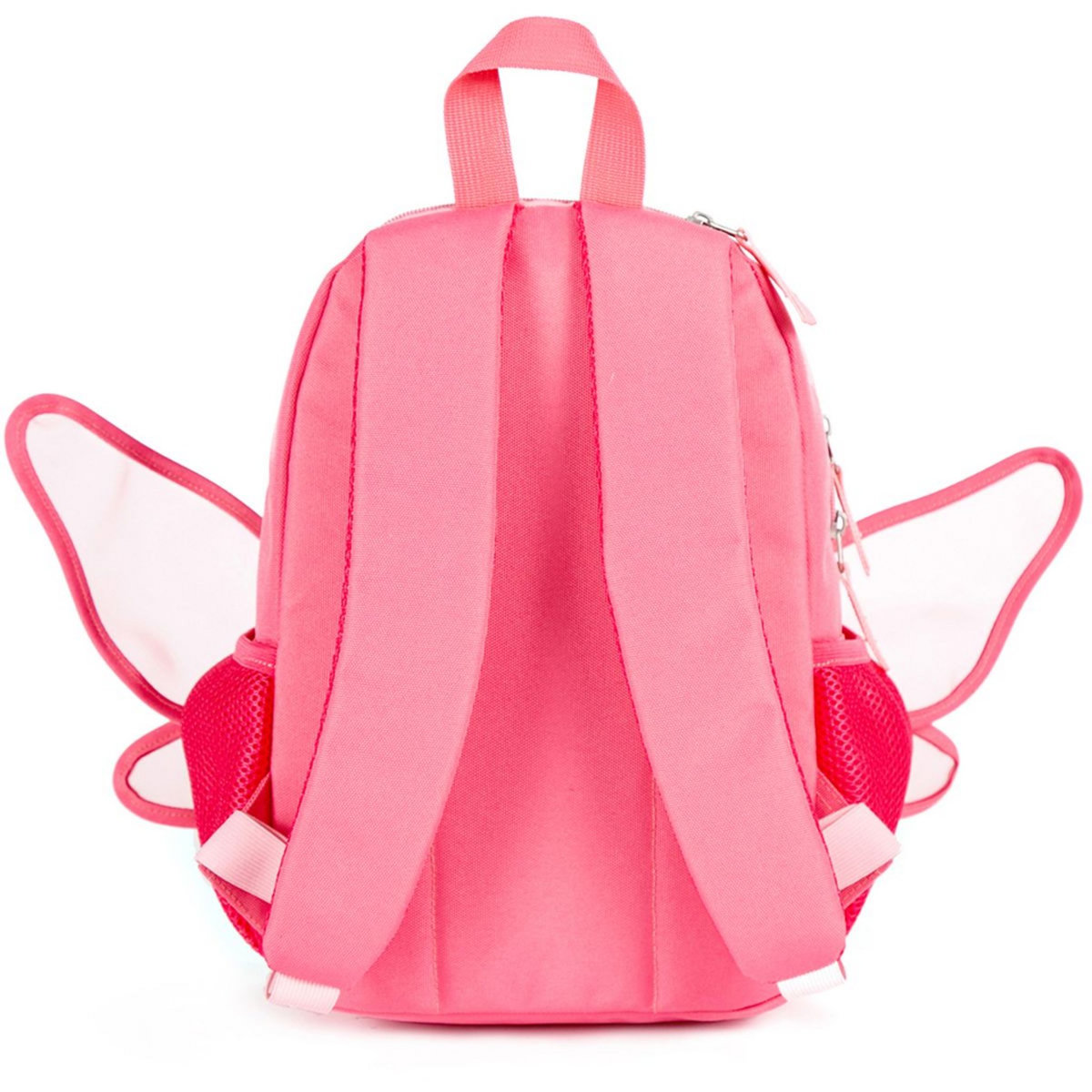 AUCHAN Sac maternelle rose avec capuche