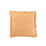 Voir la diapositive 2 : Paris Prix Coussin Déco  Franges Velours  45x45cm Ocre