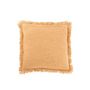 Voir la diapositive 2 : Paris Prix Coussin Déco  Franges Velours  45x45cm Ocre