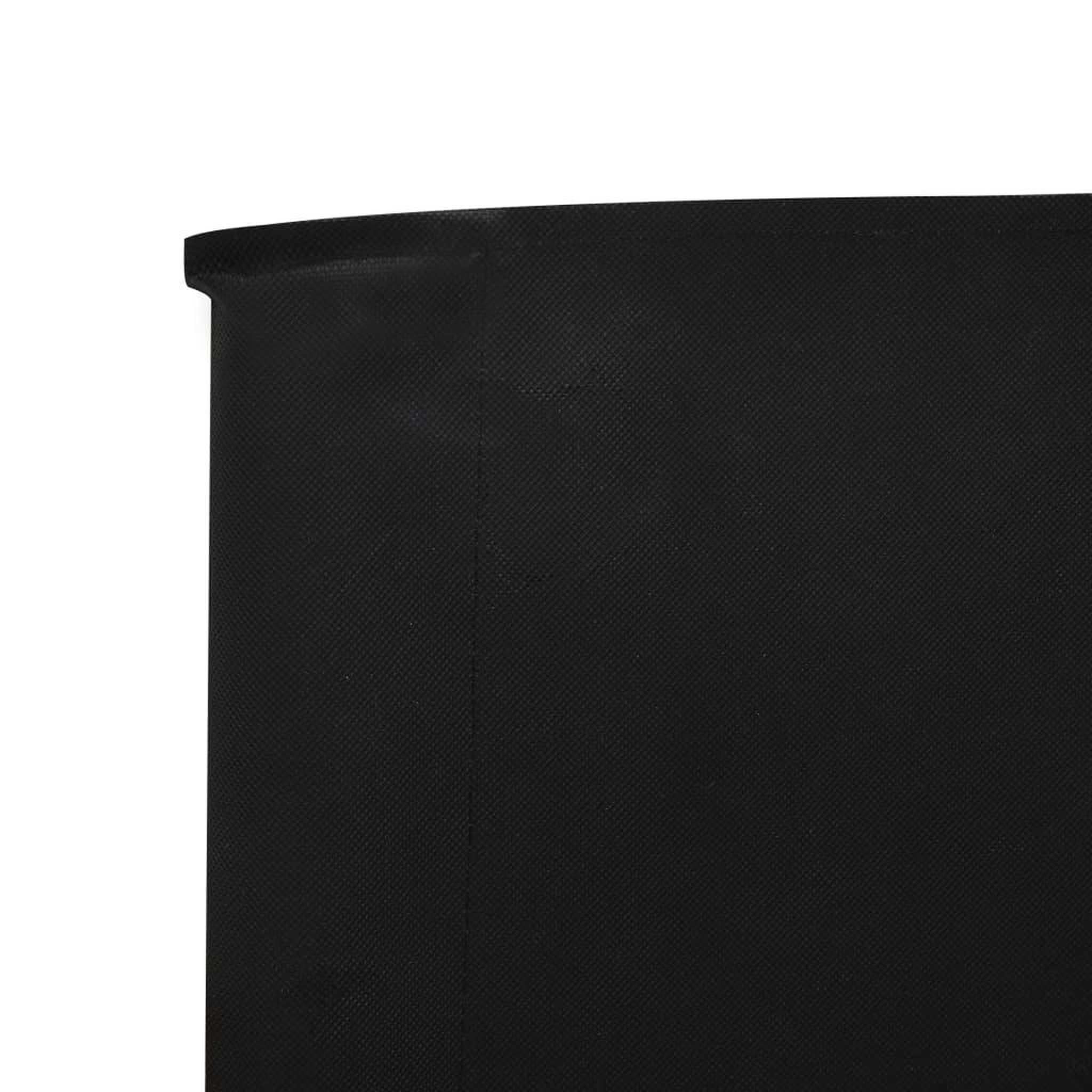 Voir la diapositive 4 : VIDAXL Paravent 9 panneaux Tissu 1200 x 160 cm Noir