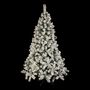 Voir la diapositive 2 : FEERIC LIGHT & CHRISTMAS Sapin de Noël artificiel effet enneigé WINDY PEAK - H. 150 cm - Blanc