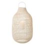 Voir la diapositive 2 : Paris Prix Lanterne Cylindrique  Rotin  78cm Blanc