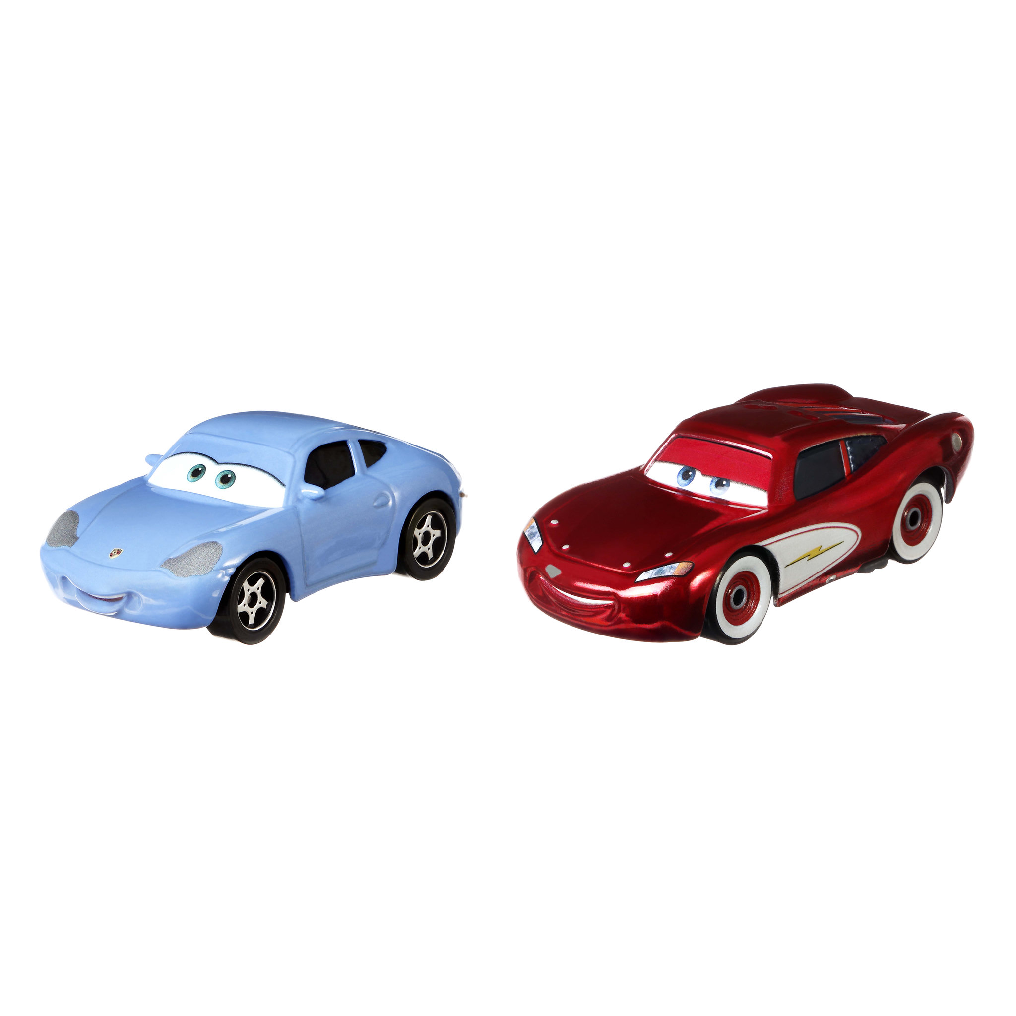 Voir la diapositive 1 : MATTEL Mattel Pack de 2 véhicules - Cars - Sally et Flash McQueen Sport