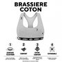 Voir la diapositive 2 : UMBRO Lot de 3 Brassières coton femme