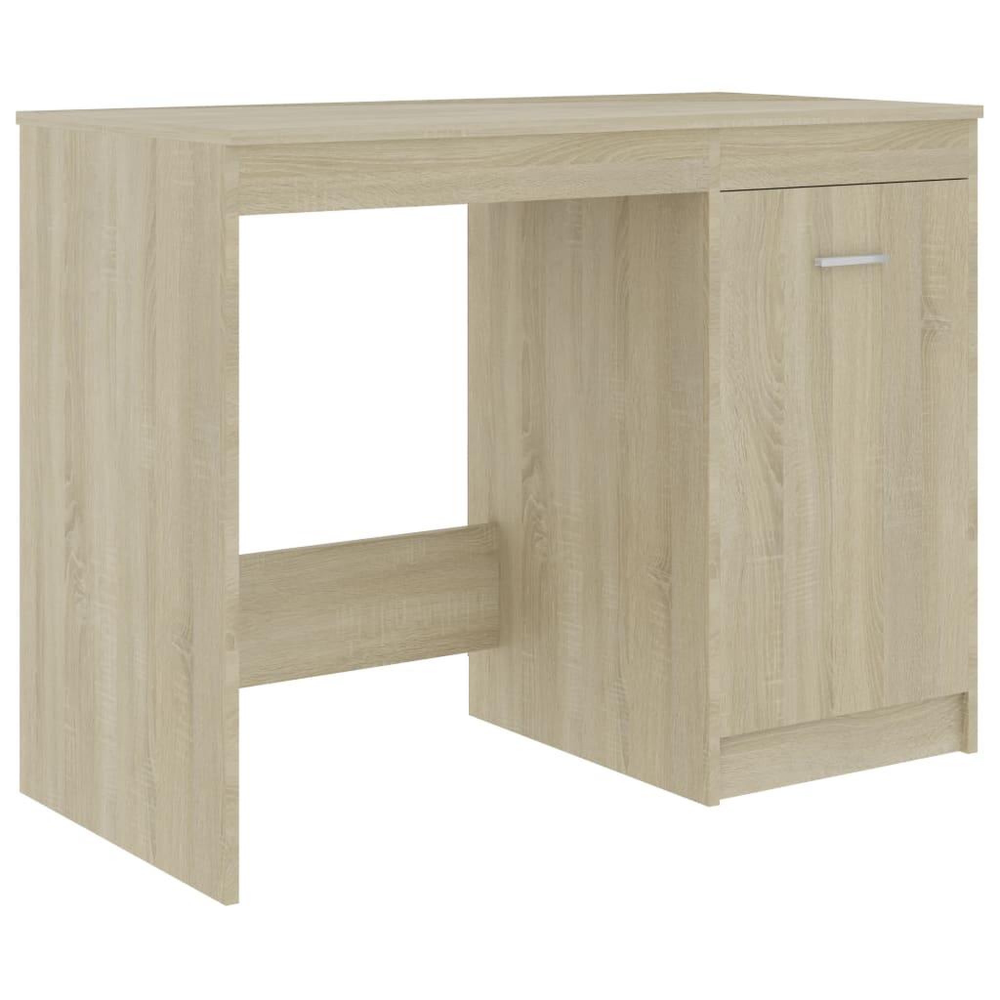 Voir la diapositive 2 : VIDAXL Bureau Chene sonoma 100x50x76 cm Bois d'ingenierie