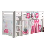 Paris Prix Pack - Lit Enfant, Tente & 3 Pochettes  Pino Princesse  Blanc