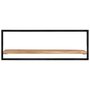 Voir la diapositive 3 : VIDAXL Etageres murales 2 pcs 100x24x35 cm Bois d'acacia et acier