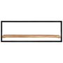 Voir la diapositive 3 : VIDAXL Etageres murales 2 pcs 100x24x35 cm Bois d'acacia et acier