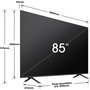 Voir la diapositive 5 : Hisense TV QLED 85E7NQ PRO 2024