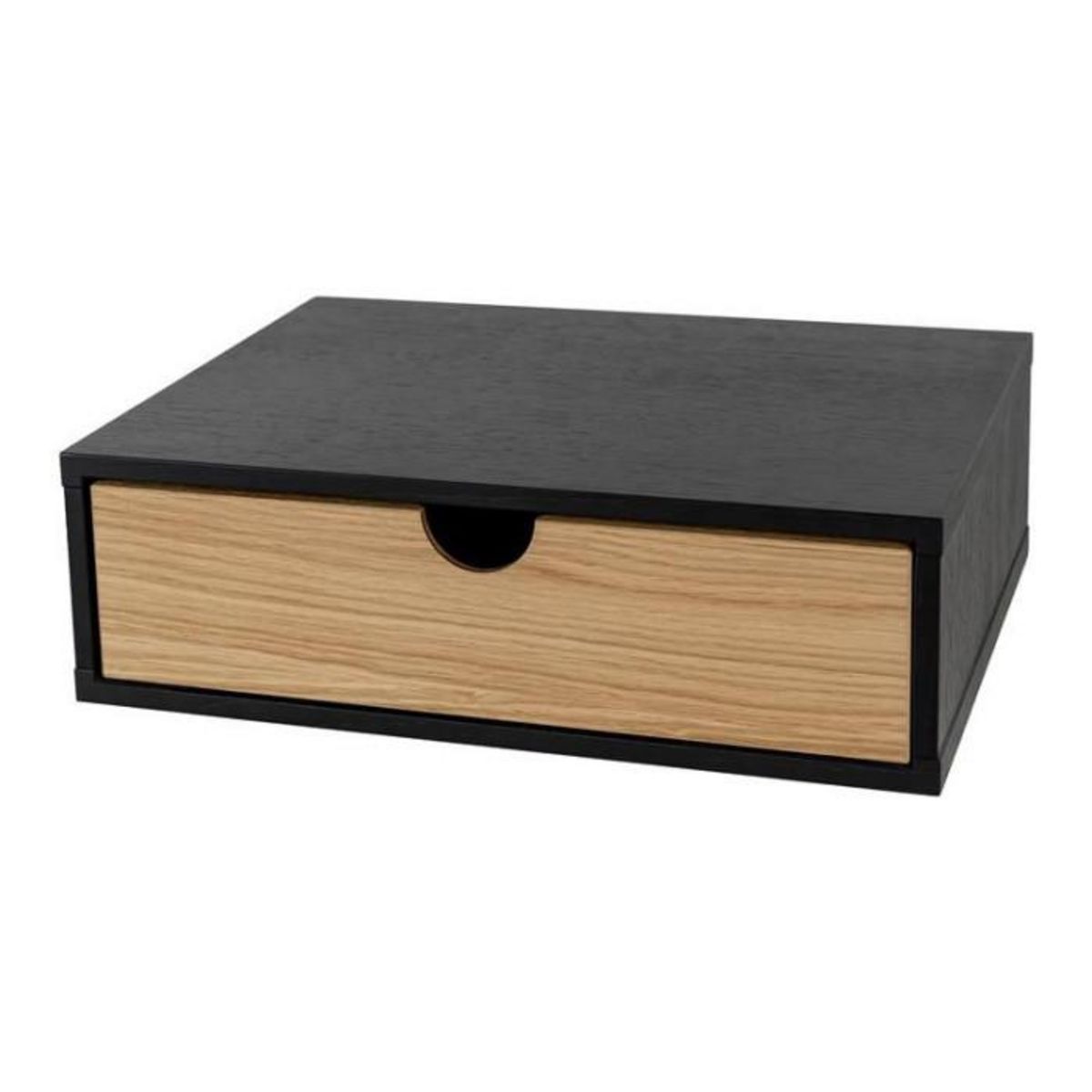 Paris Prix Chevet Mural Design en Bois  Tafar  40cm Noir