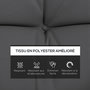 Voir la diapositive 4 : OUTSUNNY Ensemble de 4 coussins d'extérieur pour balancelle gris
