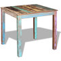 Voir la diapositive 5 : VIDAXL Table de salle a manger Bois de recuperation massif 80x82x76 cm