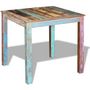 Voir la diapositive 5 : VIDAXL Table de salle a manger Bois de recuperation massif 80x82x76 cm