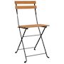 Voir la diapositive 5 : VIDAXL Chaises de bistrot pliantes lot de 8 Bois teck solide et acier