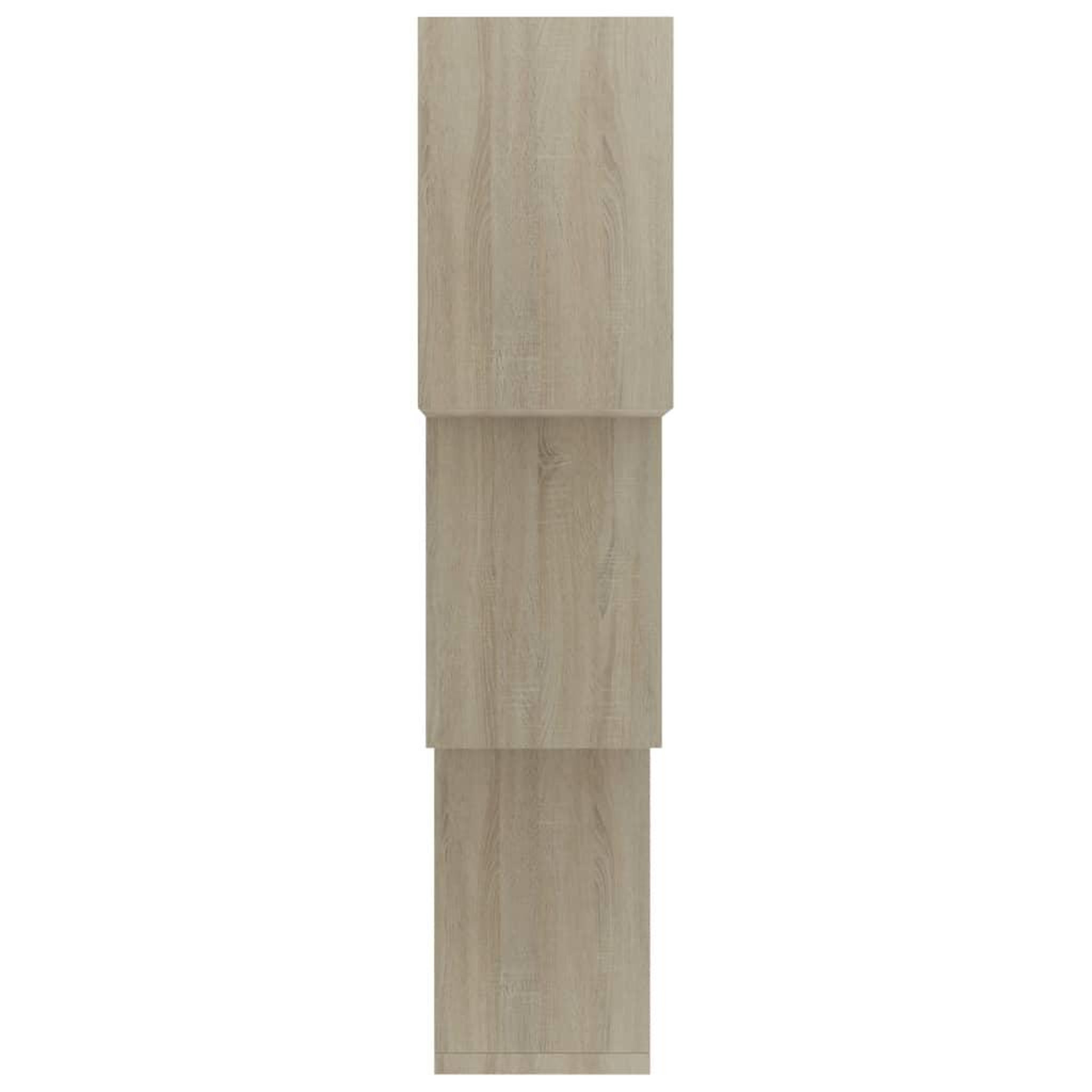 Voir la diapositive 5 : VIDAXL Etageres murales cubiques chene sonoma bois ingenierie