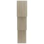 Voir la diapositive 5 : VIDAXL Etageres murales cubiques chene sonoma bois ingenierie