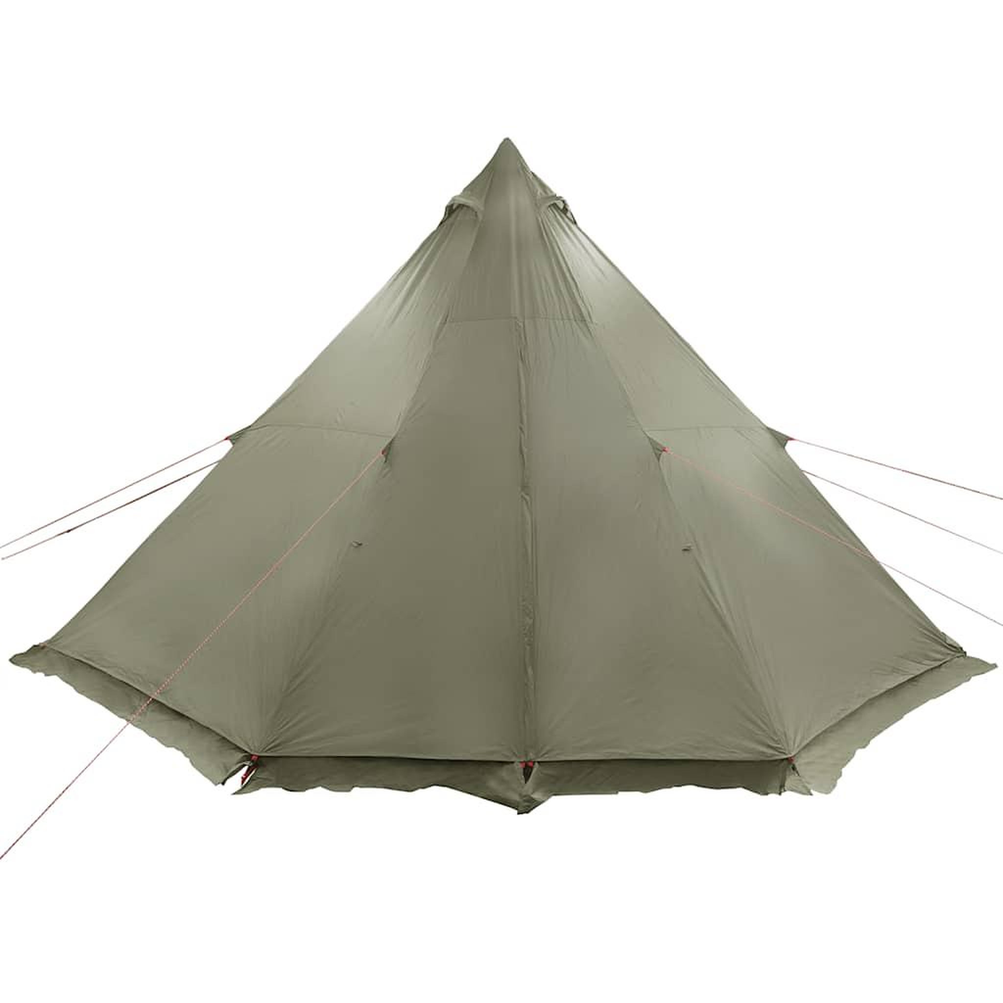 Voir la diapositive 5 : VIDAXL Tente familiale tipi 6 personnes vert olive impermeable
