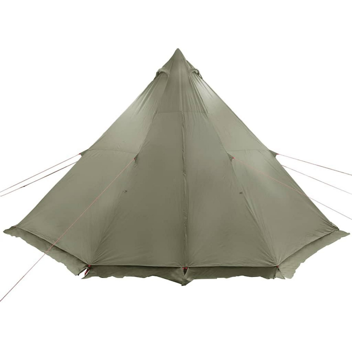 VIDAXL Tente familiale tipi 6 personnes vert olive impermeable