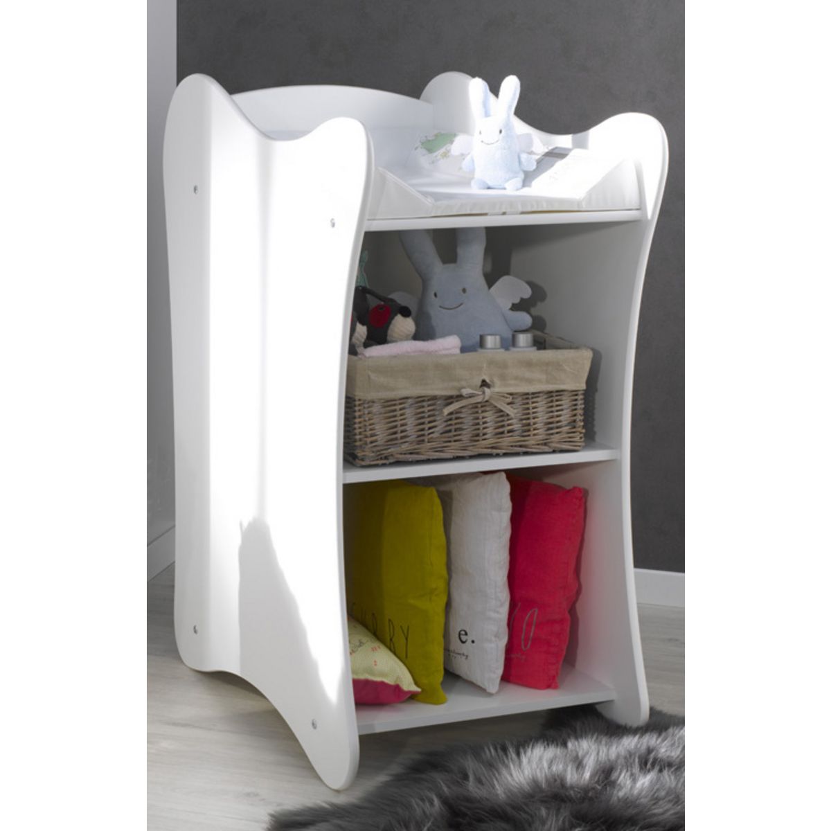 Table à langer DOUCEUR blanche